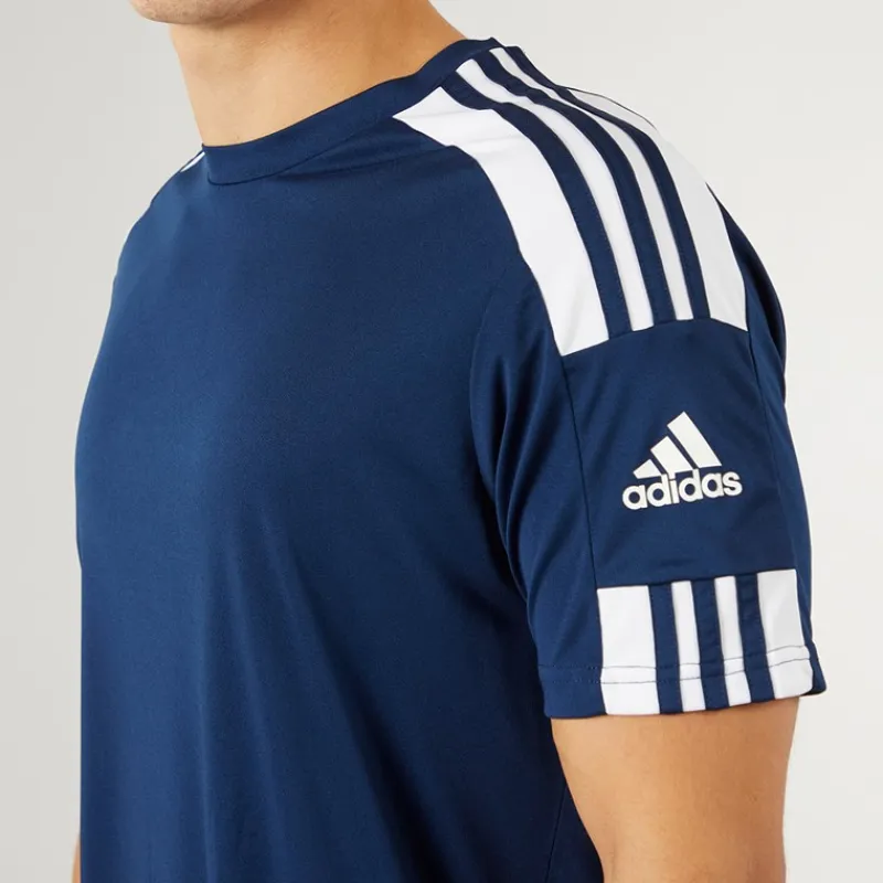 Hot Herre Squadra 21 T Shirt Team Navy Blue/Hvid Træning|T-Shirts Og Undertrøjer