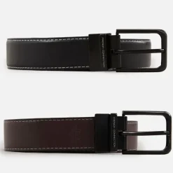 New Herre Stitch Line Reversible Bælter Flerfarvet Bælter