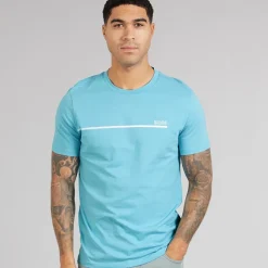Sale Herre Stormfisk T-shirt Light/Pastel Blue T-Shirts, Poloer Og Skjorter·T-Shirts Og Undertrøjer