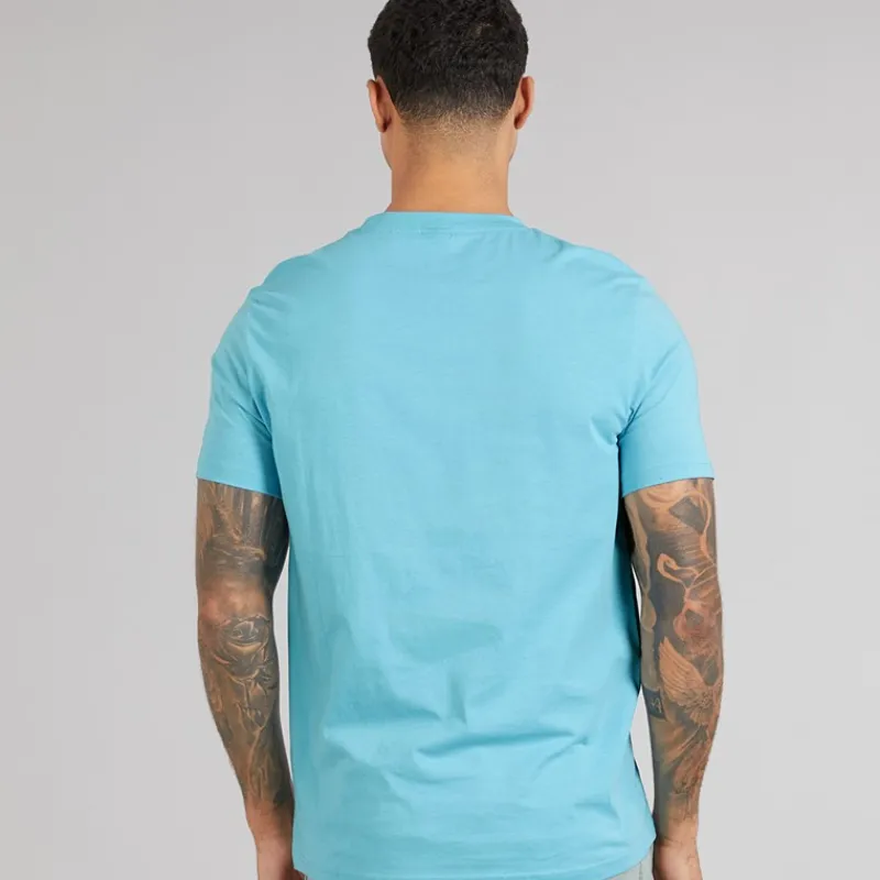Sale Herre Stormfisk T-shirt Light/Pastel Blue T-Shirts, Poloer Og Skjorter·T-Shirts Og Undertrøjer