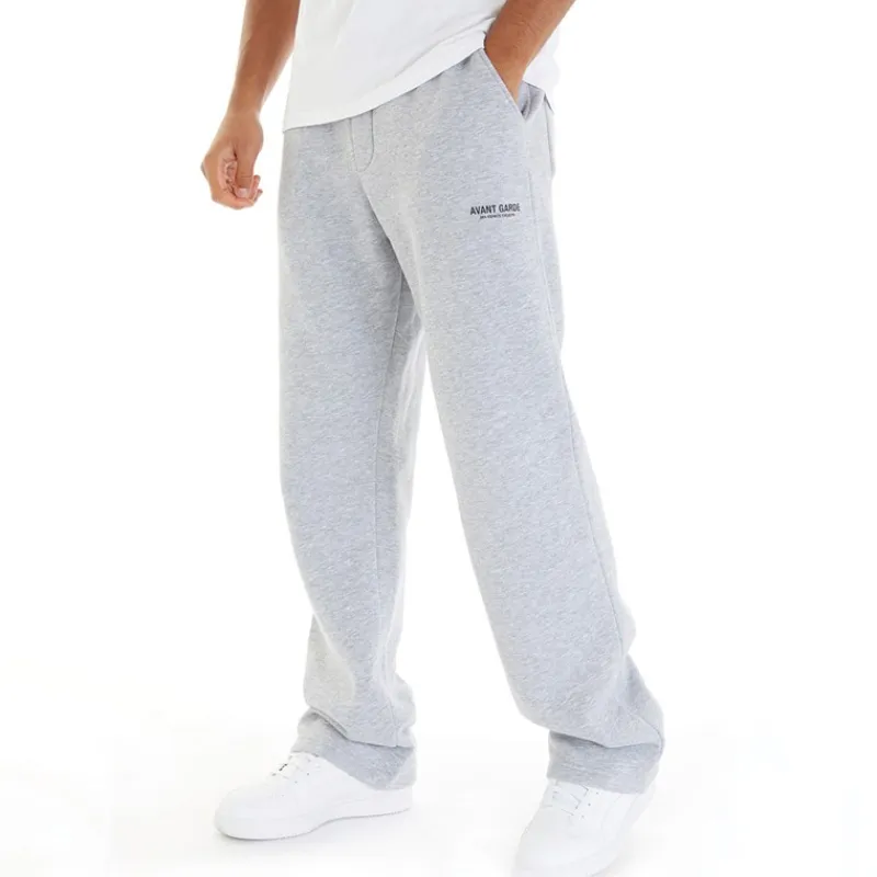 Online Herre Straight Leg Joggers Lys Grå Melange Jeans Og Bukser·Joggingbukser|Træningsdragter Og Joggingbukser·Joggingbukser