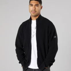 Best Herre strik cardigan True Black Trøjer Og Cardigans·Cardigans