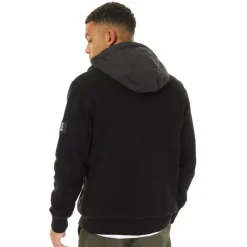 Clearance Herre Strikket Hoodie Sort Hættetrøjer Og Sweatshirts·Hættetrøjer|Jakker Og Frakker·Lette Jakker