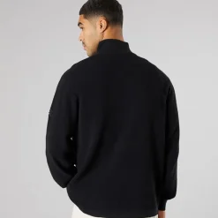 Hot Herre strik pullover sweater True Black Trøjer Og Cardigans·Trøjer
