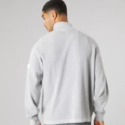 Herre strik pullover sweater Light Grey Melange Trøjer Og Cardigans·Trøjer