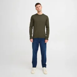 New Herre striktrøje Forest Night Trøjer Og Cardigans·Trøjer