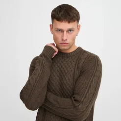 Clearance Herre striktrøje Turkish Coffee Trøjer Og Cardigans·Trøjer