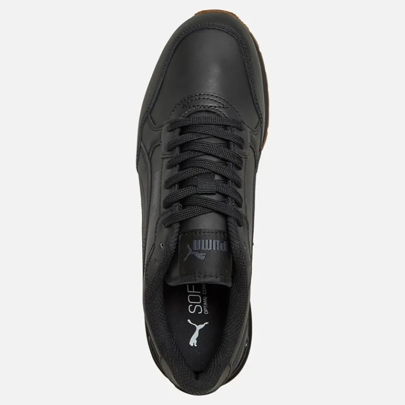 Sale Herre ST Runner V4 Læder Sneakers /Stærk Grå/Gummi Sport Sneakers|Sneakers