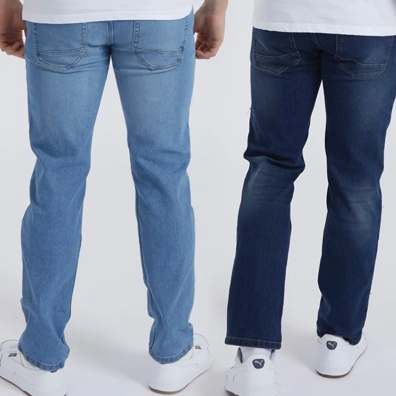 Best Herre Stuart Jeans med lige pasform - topak i Indigo/Mid Wash Jeans Og Bukser·Jeans Med Lige Ben|Jeans Og Bukser·Jeans