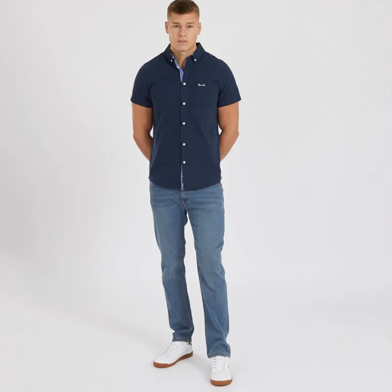 Online Herre Stuart Jeans med lige pasform Mellem Blå Vask Jeans Og Bukser·Jeans Med Lige Ben|Jeans Og Bukser·Jeans