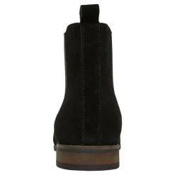 Clearance Herre Suede Chelsea Ankelstøvler Sort Støvler|Støvler