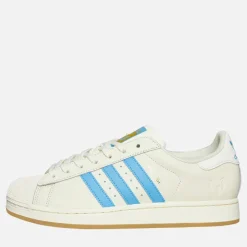 Outlet Herre Superstar Messi Træner Cream White/Semi Blue Burst/Gold Metallic Sneakers|Sneakers