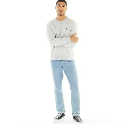 Outlet Herre Sweatshirts Lys Grå Mergel Hættetrøjer Og Sweatshirts·Sweatshirts