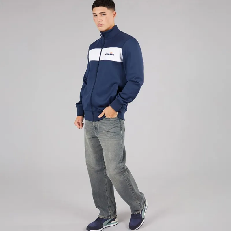 Hot Herre Tacha Track Top Navy Træning|T-Shirts Og Undertrøjer
