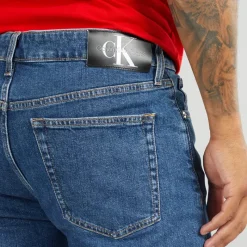 Sale Herre Tapered Jeans Denim Mørk Jeans Og Bukser·Jeans