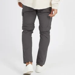 Herre Taslan Lynlås Bukser Antracit Jeans Og Bukser·Cargobukser|Jeans Og Bukser·Bukser