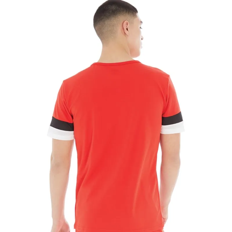 Online Herre teamRISE Sport træningstrøjer Rød Træning|T-Shirts Og Undertrøjer