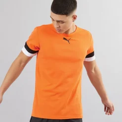 Outlet Herre teamRISE Trænings T-shirt Golden Poppy/​ Sort/​ Hvid Træning|T-Shirts Og Undertrøjer