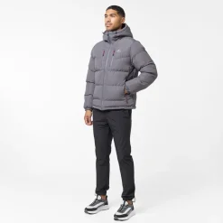 Clearance Herre Tech Logo Puffer Jakke Koksgrå Jakker Og Frakker·Jakker Og Frakker