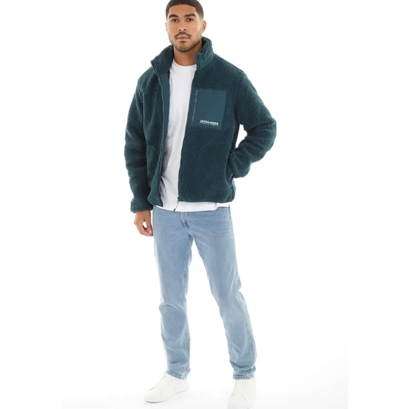 Discount Herre Teddy Fleecetøj Grøn Hættetrøjer Og Sweatshirts·Fleecetøj|Træningsdragter Og Joggingbukser·Fleecetøj