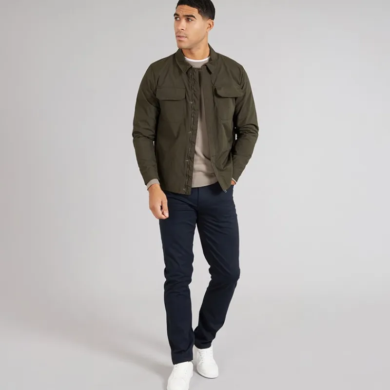 Clearance Herre Teknisk Overskjorte Khaki T-Shirts, Poloer Og Skjorter·Skjorter|Jakker Og Frakker·Jakker Og Frakker