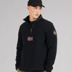 Hot Herre Tev Polar 1/2 Zip Sweatshirt Udendørs|Jakker Og Frakker