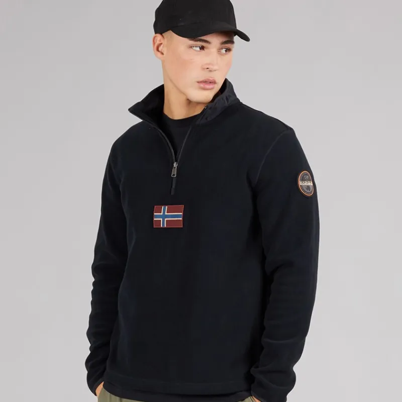 Hot Herre Tev Polar 1/2 Zip Sweatshirt Udendørs|Jakker Og Frakker