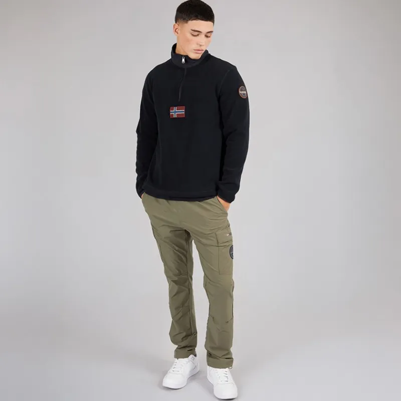 Hot Herre Tev Polar 1/2 Zip Sweatshirt Udendørs|Jakker Og Frakker