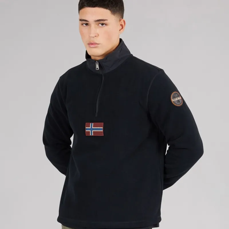 Hot Herre Tev Polar 1/2 Zip Sweatshirt Udendørs|Jakker Og Frakker