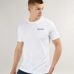 Online Herre Throwback T Shirt Hvid Traditionel T-Shirts, Poloer Og Skjorter·T-Shirts Og Undertrøjer