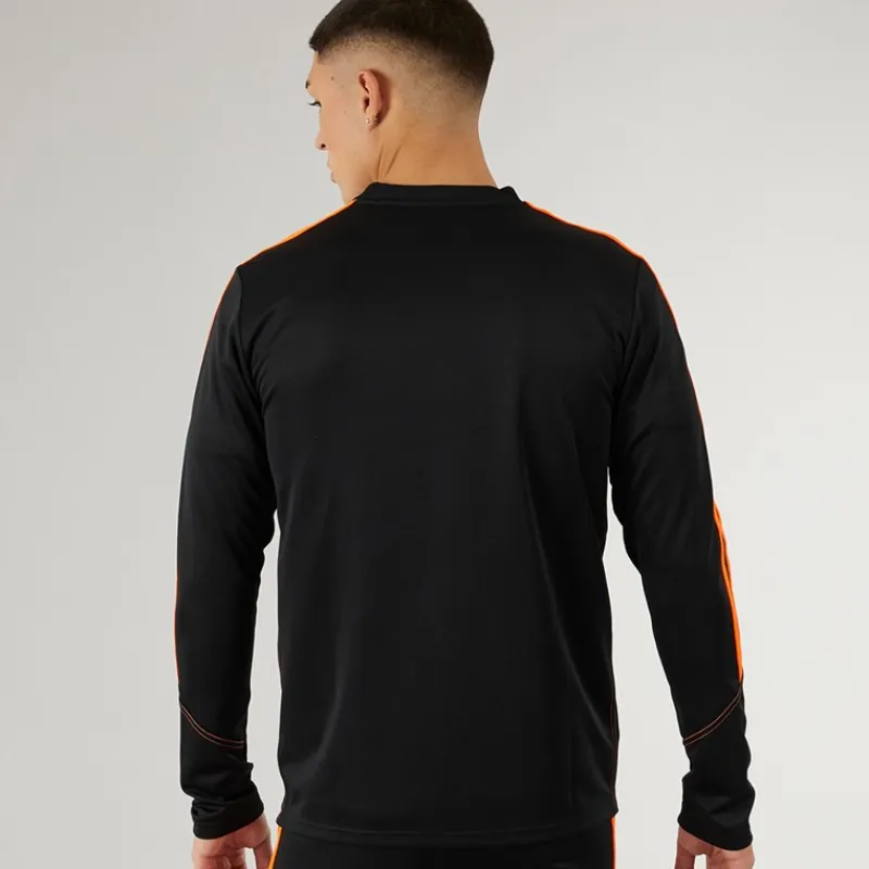 Outlet Herre Tiro 23 Club 1/4 lynlås træningstop /signal orange T-Shirts Og Undertrøjer|Træning