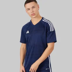 Online Herre Tiro 23 Konkurrence trøje Team Navy Blue 2/Hvid Træning|T-Shirts Og Undertrøjer