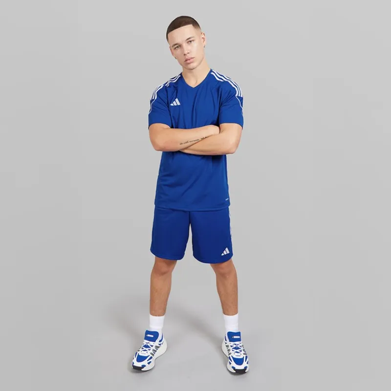 Clearance Herre Tiro 23 League T-shirt Team Royal Blue/Hvid Træning|T-Shirts Og Undertrøjer