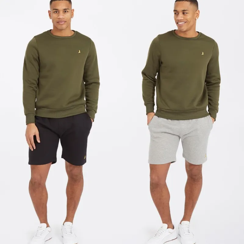 Best Herre To-pak McCartney Shorts Sort/Grå Multipakker·Shorts|Shorts Og Badetøj·Shorts Af Jerseystof