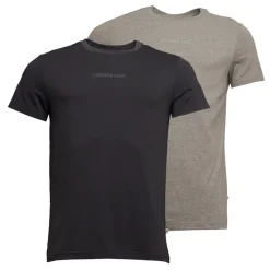 Clearance Herre To-pak T-shirts Grå Melange/​Antracit T-Shirts, Poloer Og Skjorter·Multipakker|Multipakker·T-Shirts Og Undertrøjer