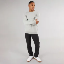 Herre Townsend Jumper Lys Grå Melange Trøjer Og Cardigans·Trøjer