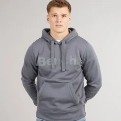 New Herre Trassi Hættetrøje Steel Grey Hættetrøjer Og Sweatshirts·Hættetrøjer