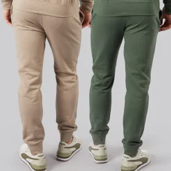 Online Herre Traymax Joggingbukser To-pak Khaki/​Sten Jeans Og Bukser·Joggingbukser|Træningsdragter Og Joggingbukser·Joggingbukser