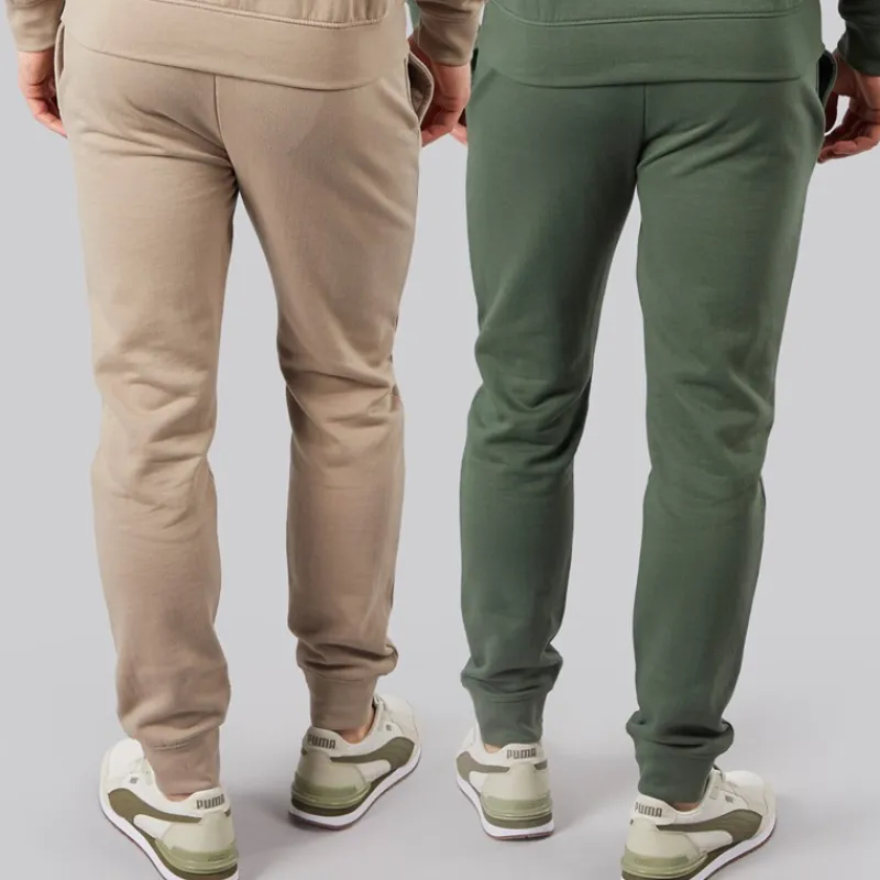 Online Herre Traymax Joggingbukser To-pak Khaki/Sten Jeans Og Bukser·Joggingbukser|Træningsdragter Og Joggingbukser·Joggingbukser