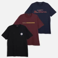 Online Herre Tre Pak Blandede T-Shirts Multi T-Shirts, Poloer Og Skjorter·Multipakker|Multipakker·T-Shirts Og Undertrøjer