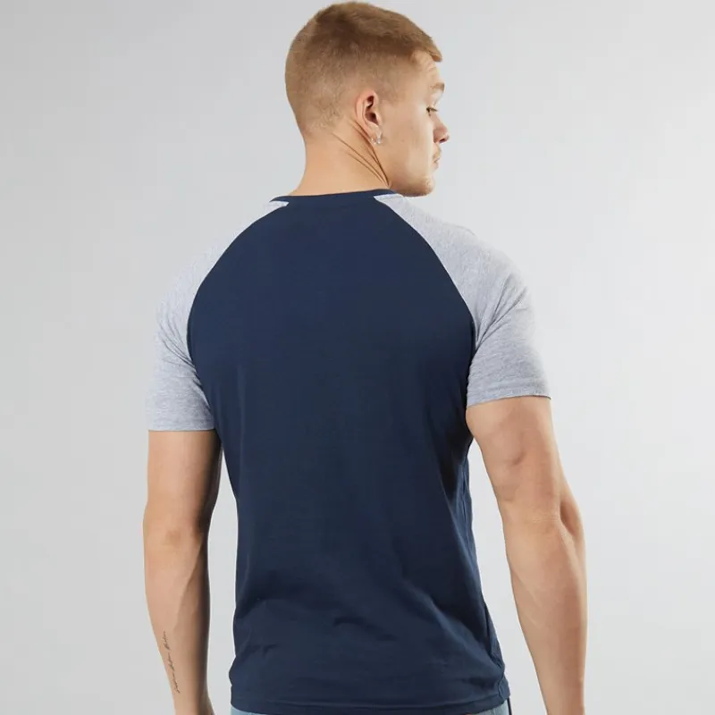 Outlet Herre Trova T-Shirts med 5-pak Sort/Blå/Burgunder Melange/Jeans Melange/Ecru Melange T-Shirts, Poloer Og Skjorter·Multipakker|Multipakker·T-Shirts Og Undertrøjer
