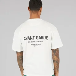 New Herre T-shirt Créme T-Shirts, Poloer Og Skjorter·T-Shirts Og Undertrøjer