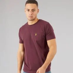 Online Herre T-shirts 3-pak Navy/​Khaki/​Burgundy T-Shirts, Poloer Og Skjorter·Multipakker|Multipakker·T-Shirts Og Undertrøjer