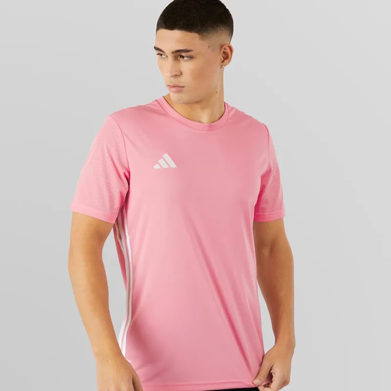Hot Herre T-shirt Tabela 23 Light Pink/Hvid Træning|T-Shirts Og Undertrøjer