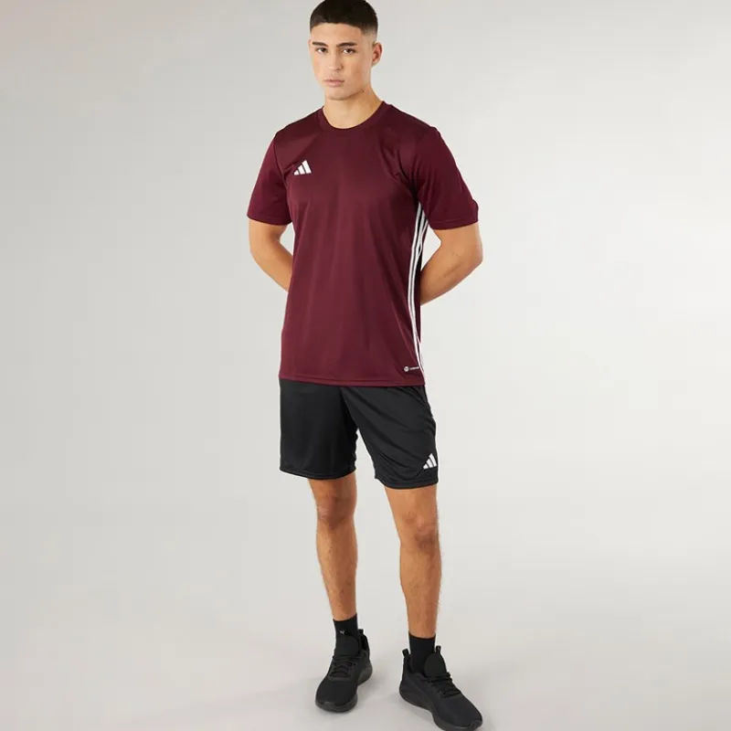 Hot Herre T-shirt Tabela 23 Team Maroon 2/Hvid Træning|T-Shirts Og Undertrøjer