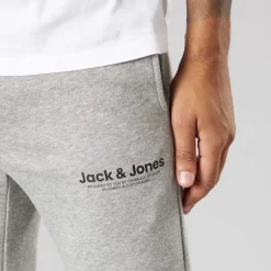Discount Herre Vesterbro Open Hem Joggers Lys Grå Marl/Sort Lgm/Sort Jeans Og Bukser·Joggingbukser|Træningsdragter Og Joggingbukser·Joggingbukser