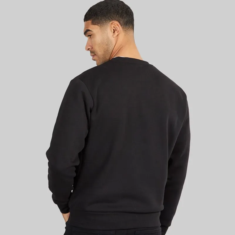 New Herre Vesterbro Side Sweatshirt Sort/Hvid Hættetrøjer Og Sweatshirts·Sweatshirts