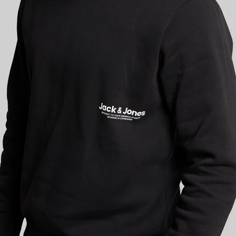 New Herre Vesterbro Side Sweatshirt Sort/Hvid Hættetrøjer Og Sweatshirts·Sweatshirts