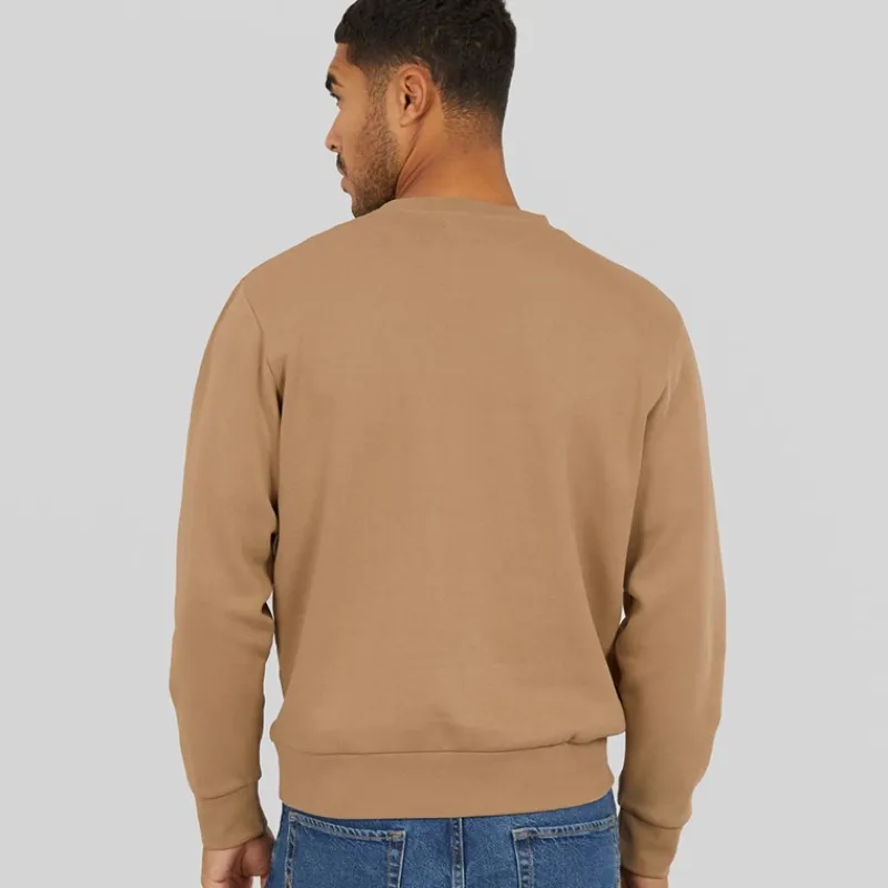 Clearance Herre Vesterbro Side Sweatshirt Sølv Mink/Hvid Hættetrøjer Og Sweatshirts·Sweatshirts
