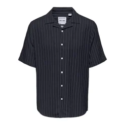 Herre Wane Skjorter med korte ærmer Stribet T-Shirts, Poloer Og Skjorter·Skjorter